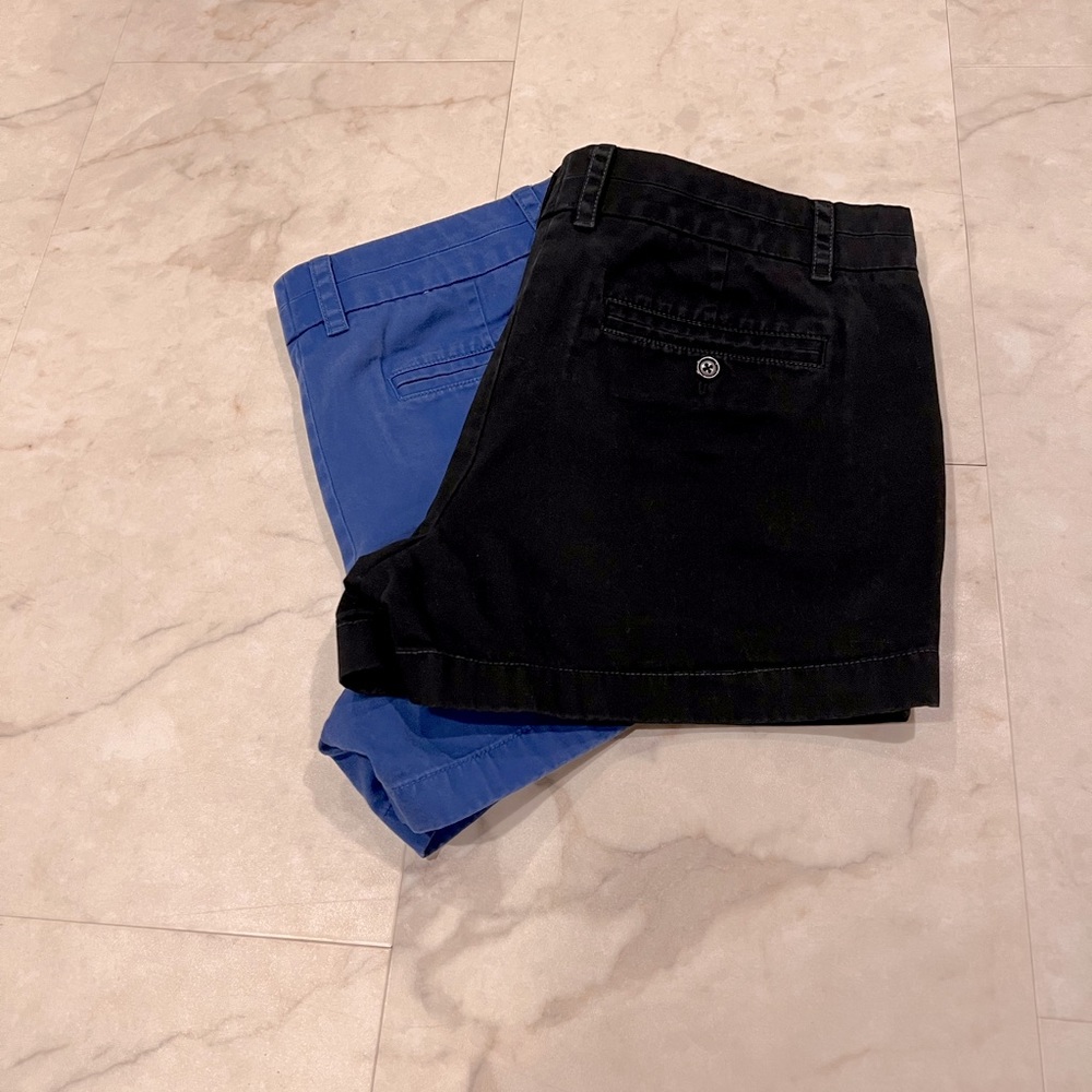 ✨Set of 2✨ J. Crew Chino Shorts - Size 12 - Black and Blue